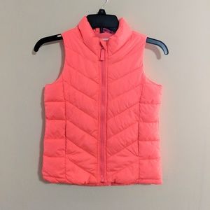 Frost-Free Quilted Puffer Vest for Girls Sz 6-7